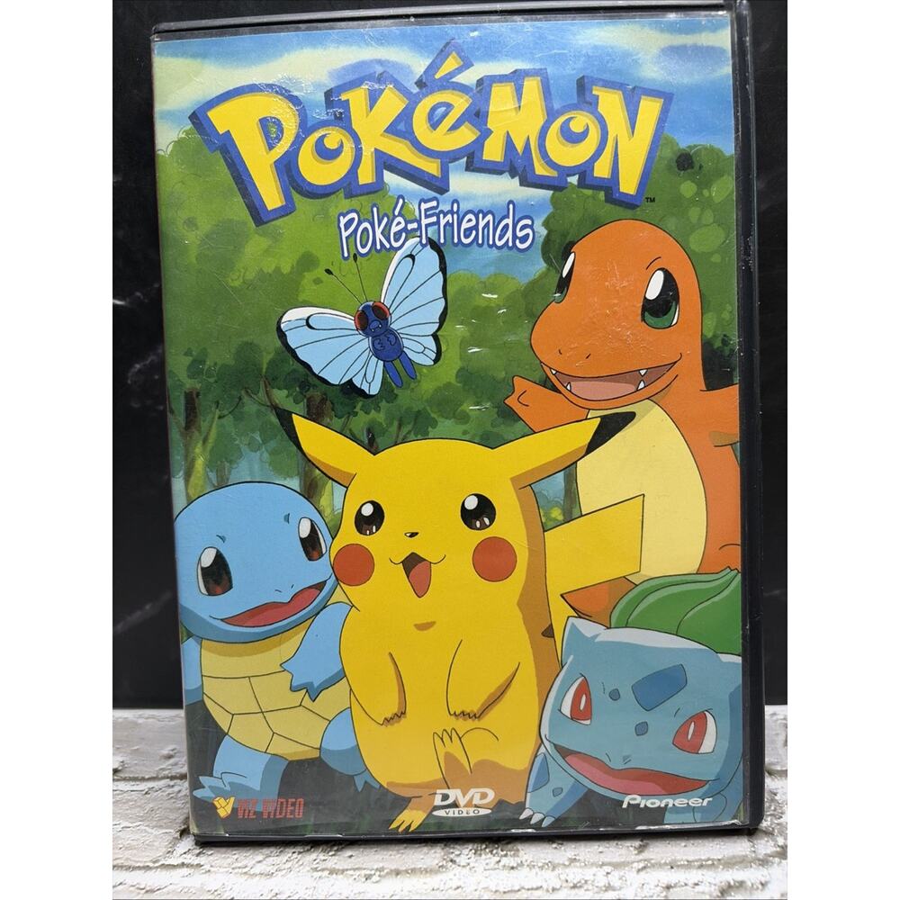 Pokemon Vol 4 Poke Friends (DVD, 1999) Bulbasaur Charmander Squirtle